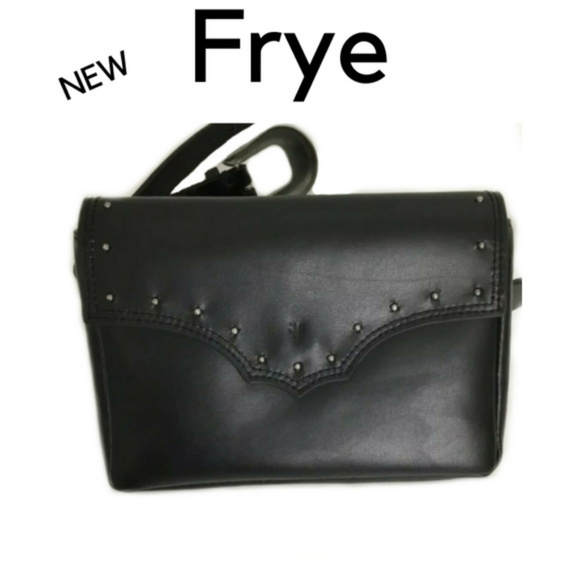 Frye Handbags - Frye Black Leather Belt Bag | Festival Boho Style